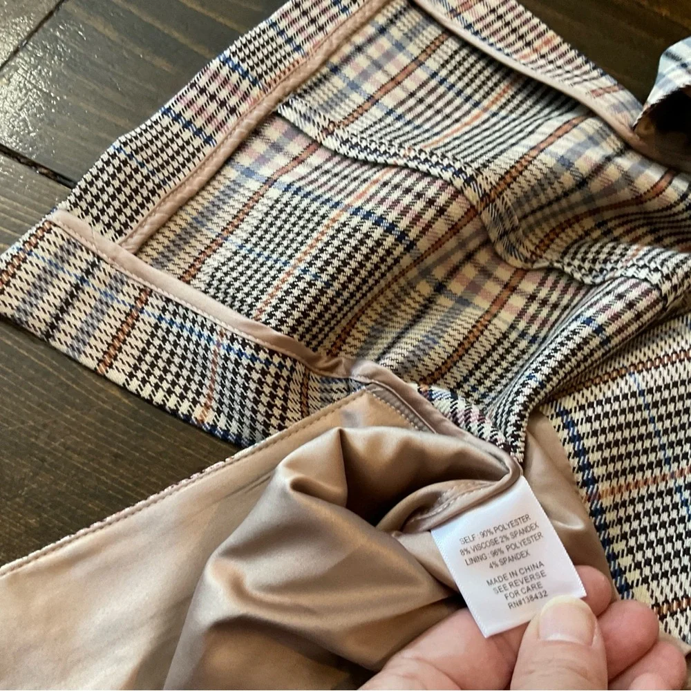 Modcloth Tan and Brown Plaid Blazer - Picture 10 of 11